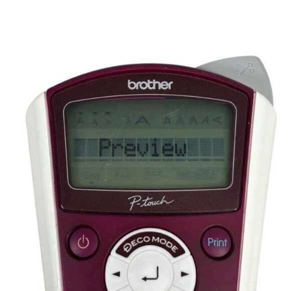 Brother P-Touch PT-1090 Handheld Label Maker No Cable With Tape Tested WORKS - Picture 15 of 16